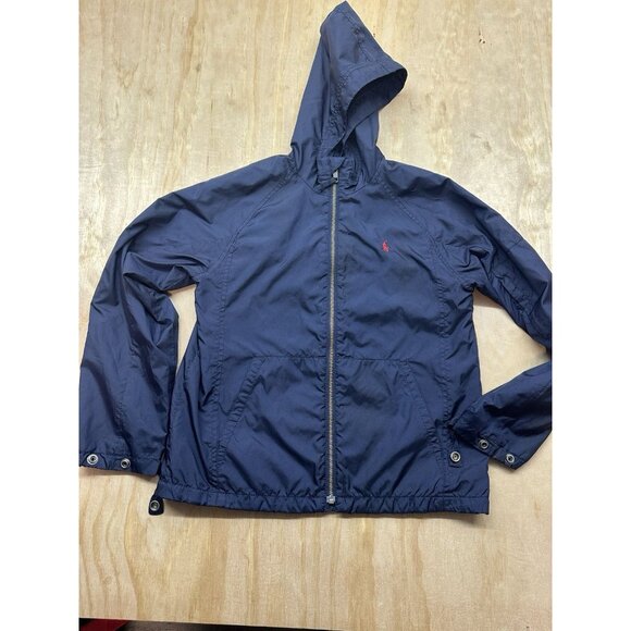 Polo Ralph Lauren Other - POLO RALPH LAUREN BOYS BLUE ZIP UP WINDBREAKER NAVY BLUE SIZE 8 (SMALL)